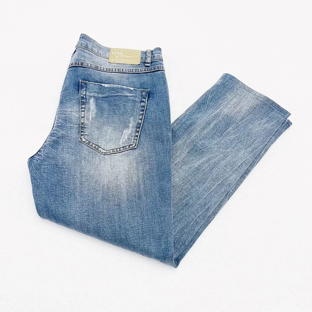 One by One Teaspoon Awesome Baggies Low Waist SZ32
